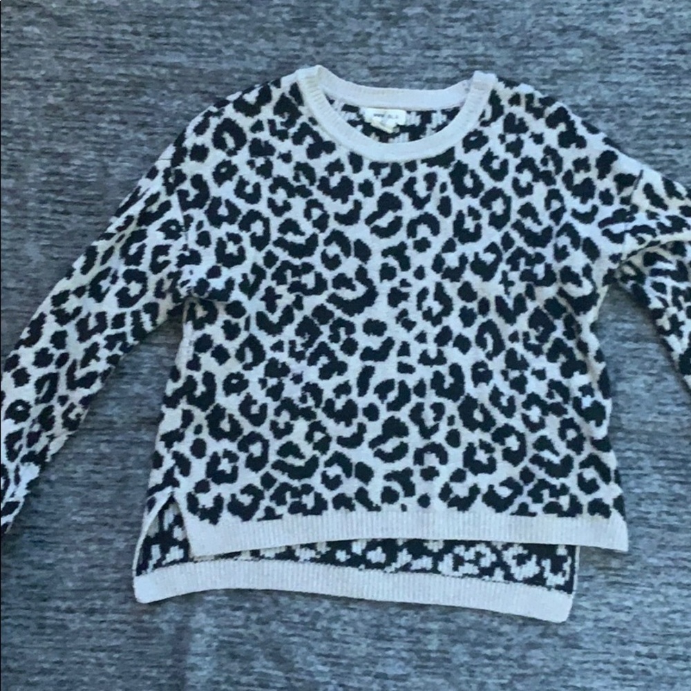Animal print sweater